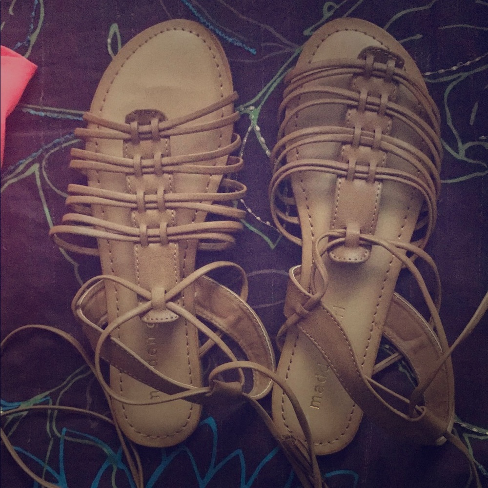 Madden girl lace up sandals *Gently Used*