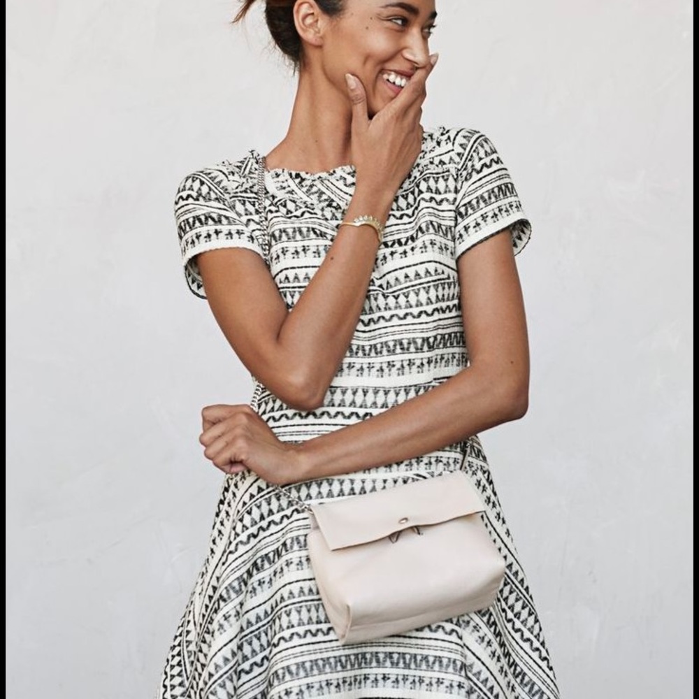NWOT Banana Republic Printed Jacquard Dress
