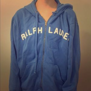 Ralph Lauren Blue  Full Zip Hoodie