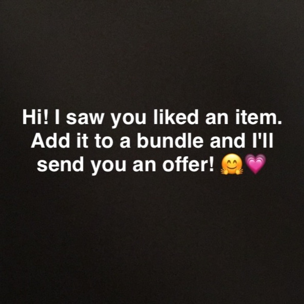 Bundle two or more of my items!
