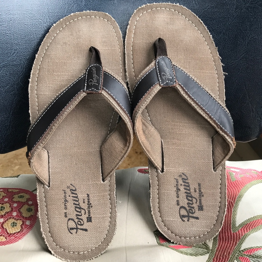 Penguin flip flops