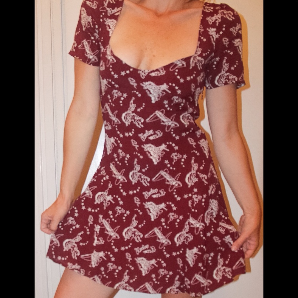 For Love and Lemons buckaroo babe dress XS
