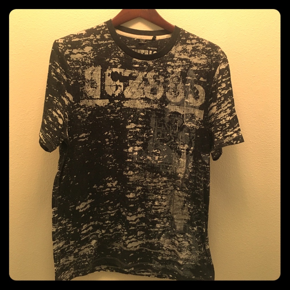 BUFFALO BY DAVID BITTON GRAY AND BLACK SHIRT - M