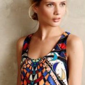 Anthropologie - worn once - neon tank