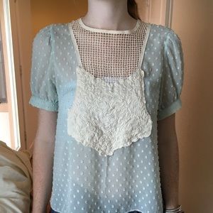 Baby Blue Blouse