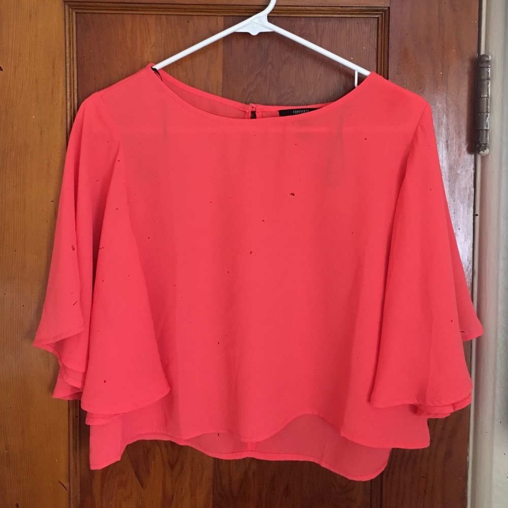 Bright colored blouse