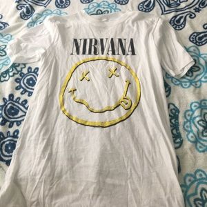 Nirvana retro band tee