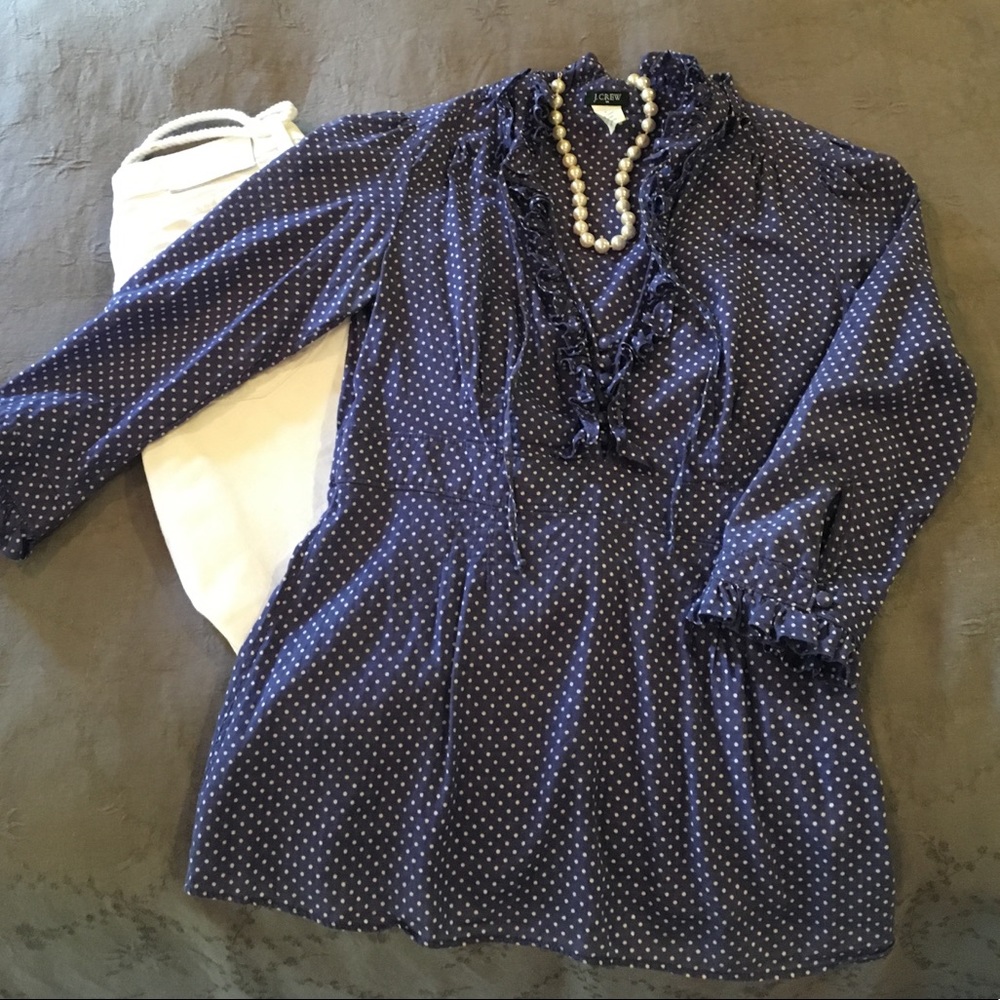 J. Crew Cobalt Blue Top