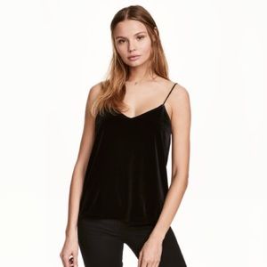 H&M Velvet Camisole // NWOT