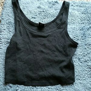 black crop top