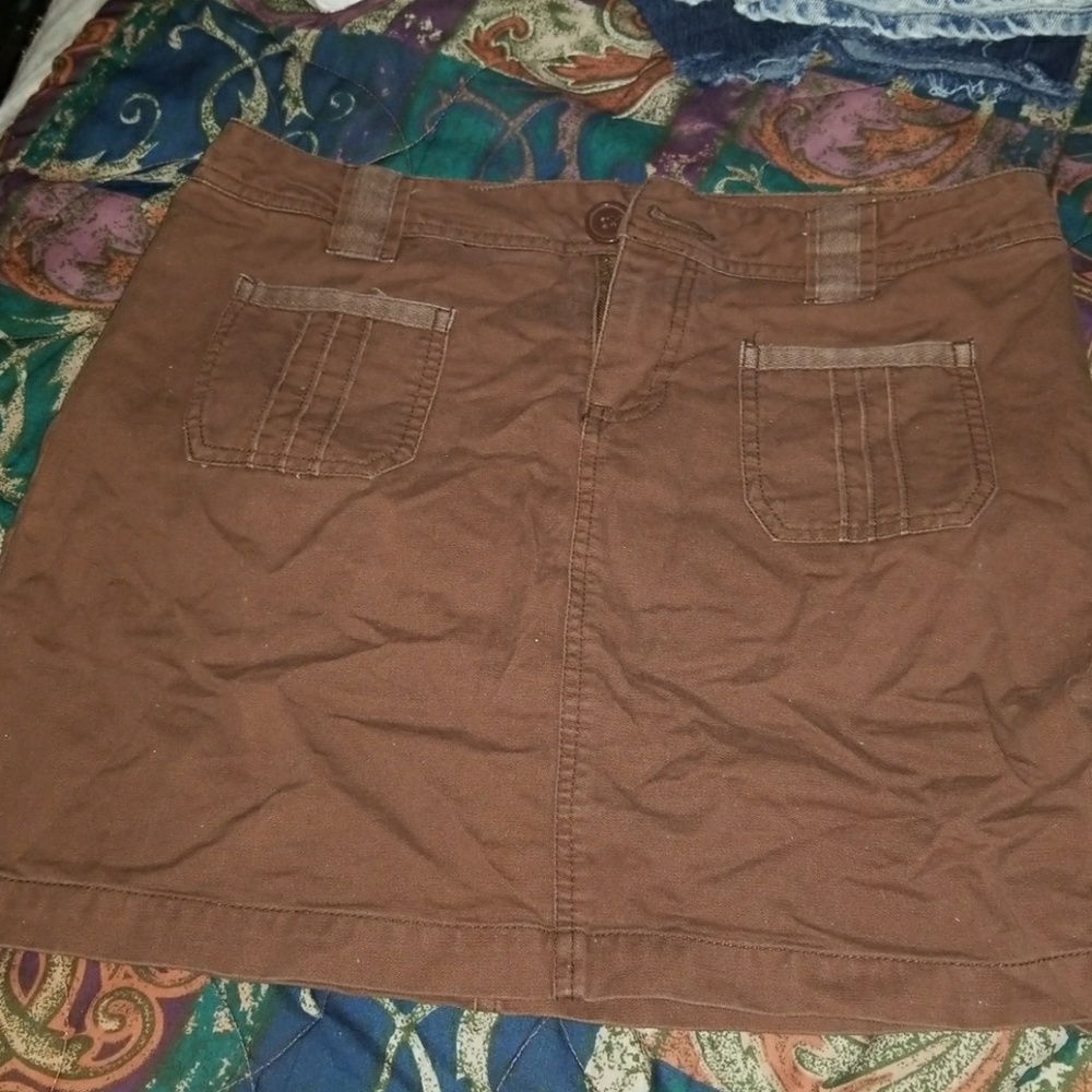 Women's size 6 skirt skort shorts brown used
