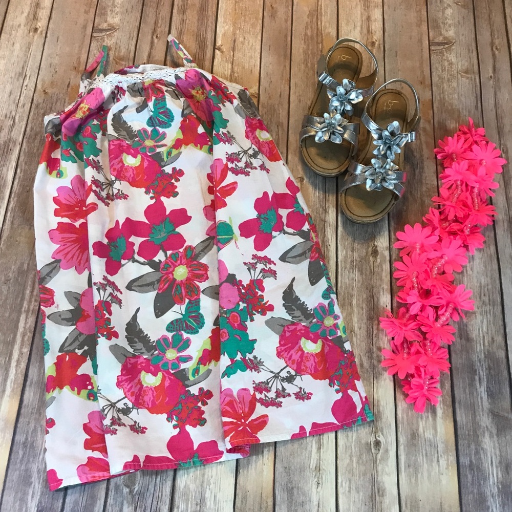 Girls H&M Vacation/ Luau Style Dress, Size 7-8