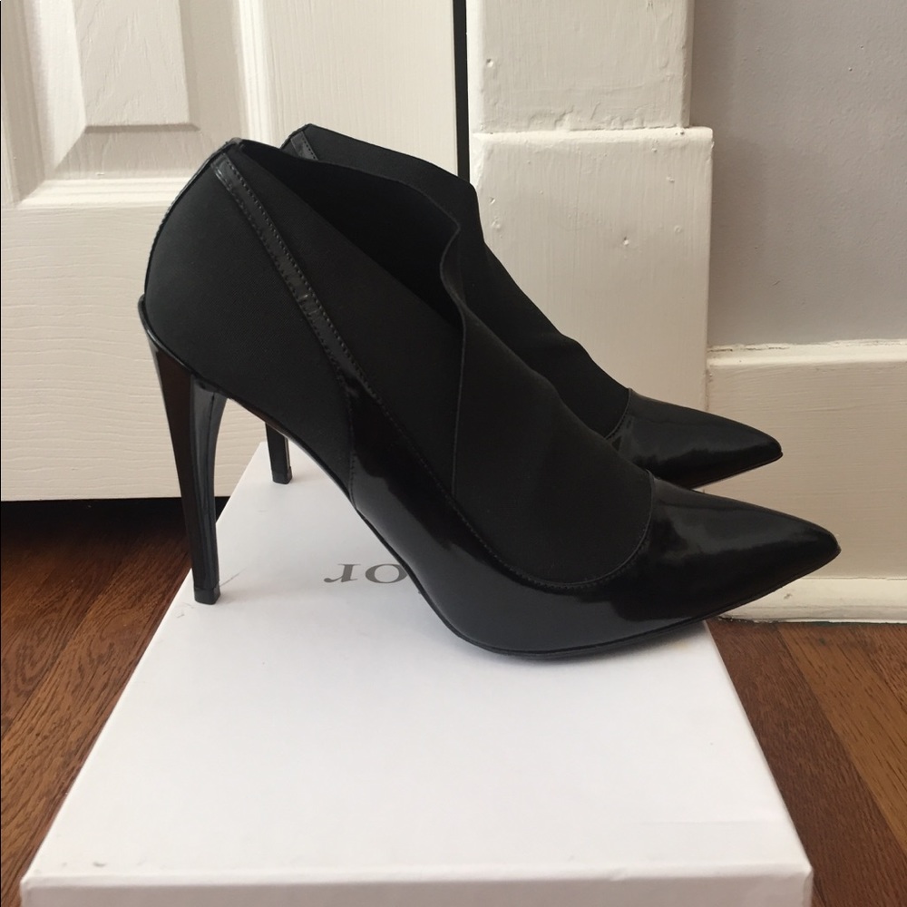 Black Christian Dior bootie heels- sz 39