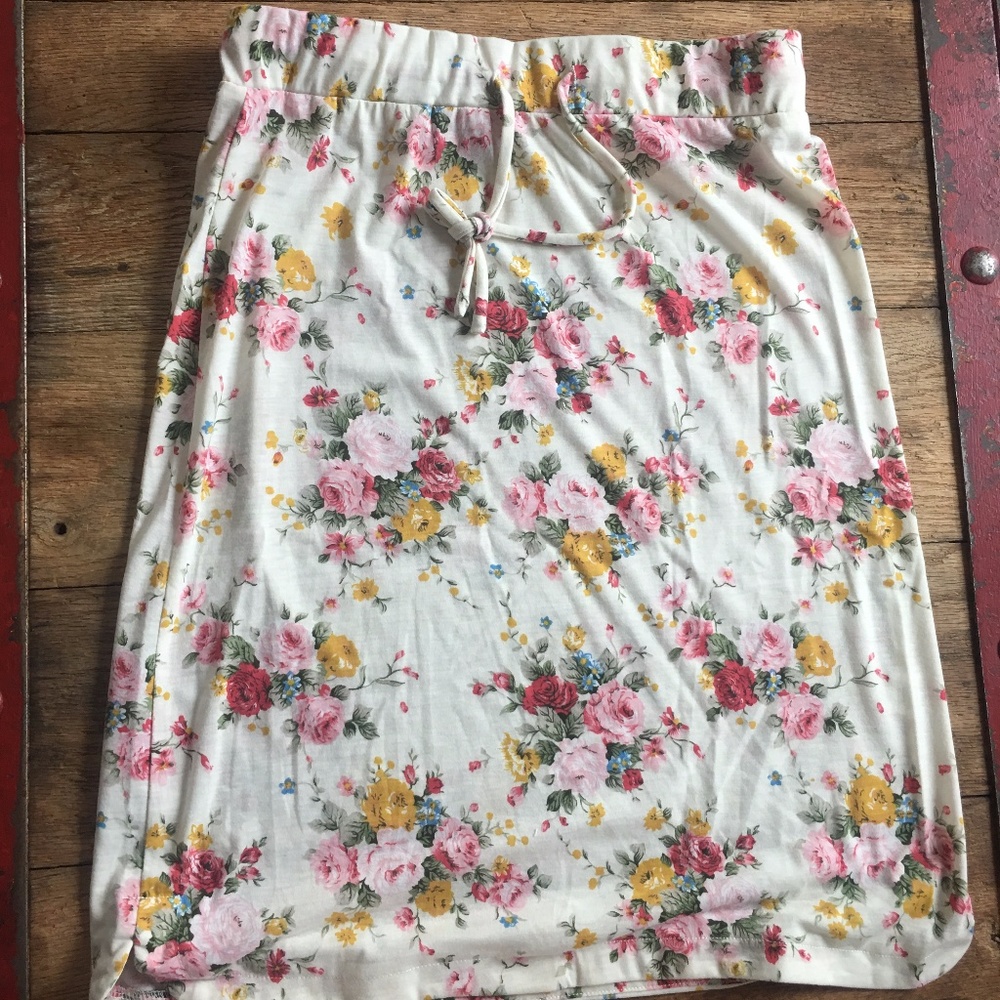 Cute floral skirt