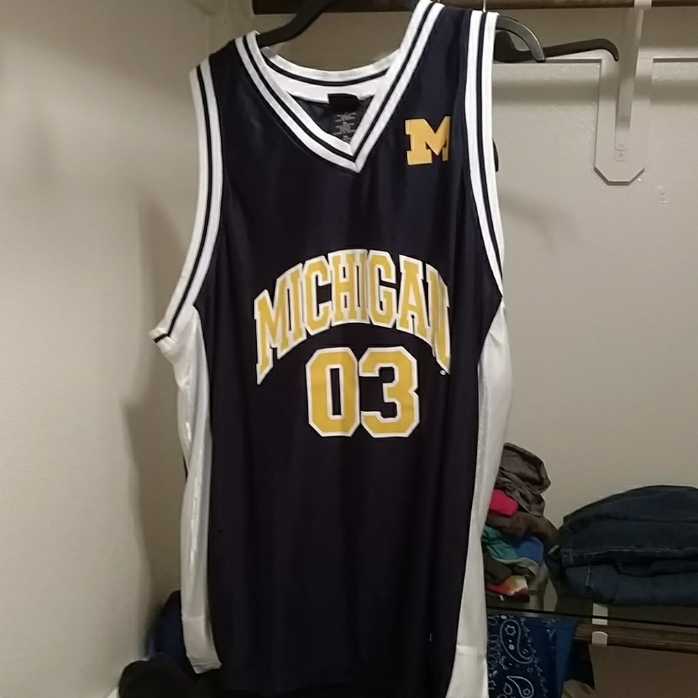 Michigan Wolverines Basketball Jersey XL