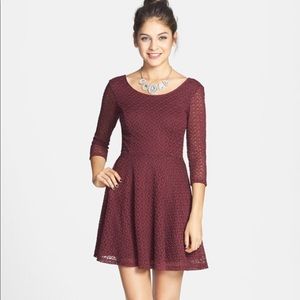 Lush Lace Dress *Actual color is black