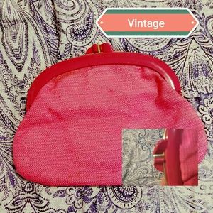 Cute pink vintage clutch