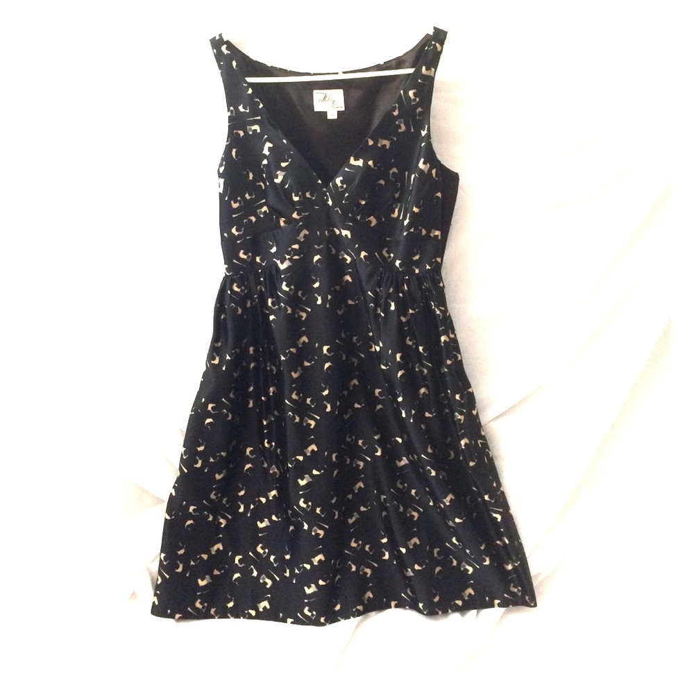 Black cocktail dress
