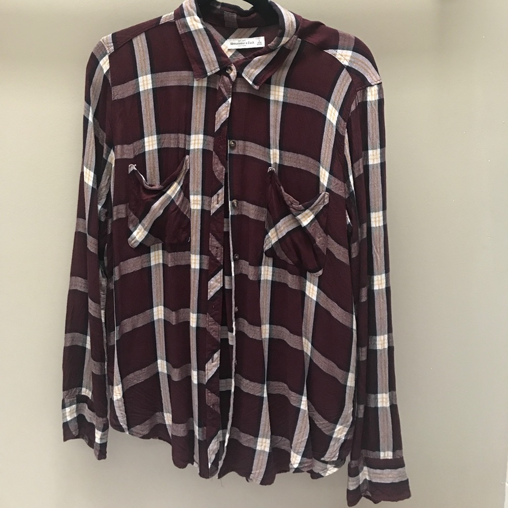 A&F Plaid Flannel