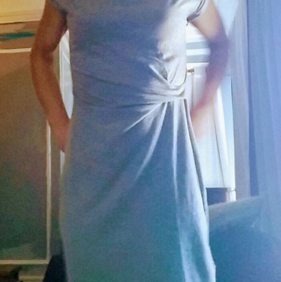 gap gathered waist t shirt dress knee length NWT - Picture 4 of 6