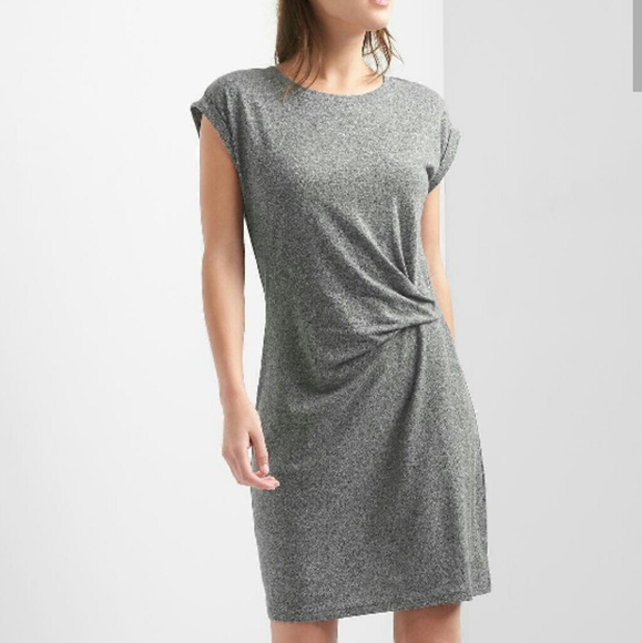 GAP Dresses & Skirts - gap gathered waist t shirt dress knee length NWT