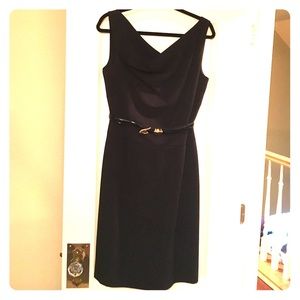 Sleeveless black dress