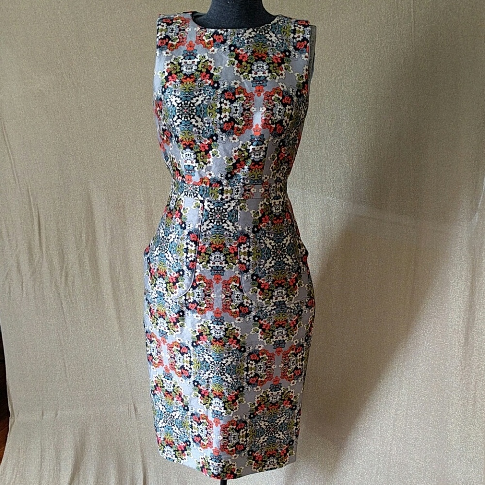 J Crew Collection midi shift dress
