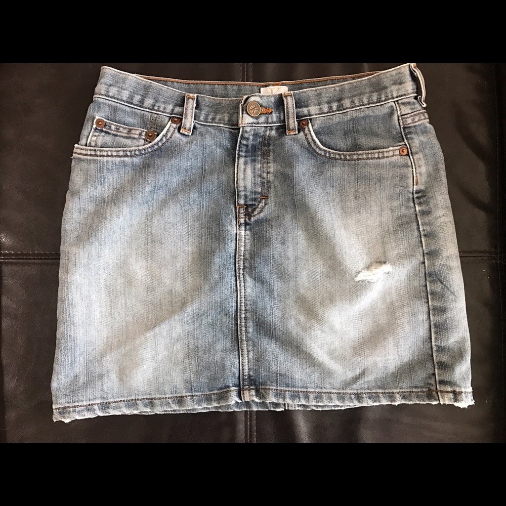 Calvin Klein Denim Mini Skirt