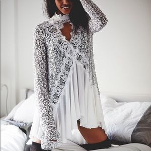 Free People lace tunic dress