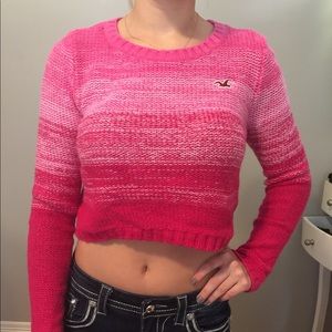 Holister Cropped Sweater. size XS