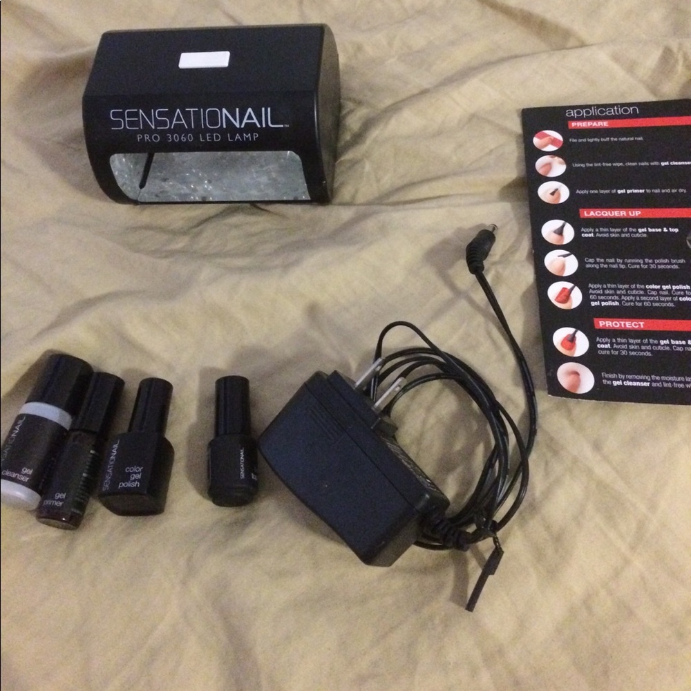 Sensationail Working LED Gel Lamp and Polish Set