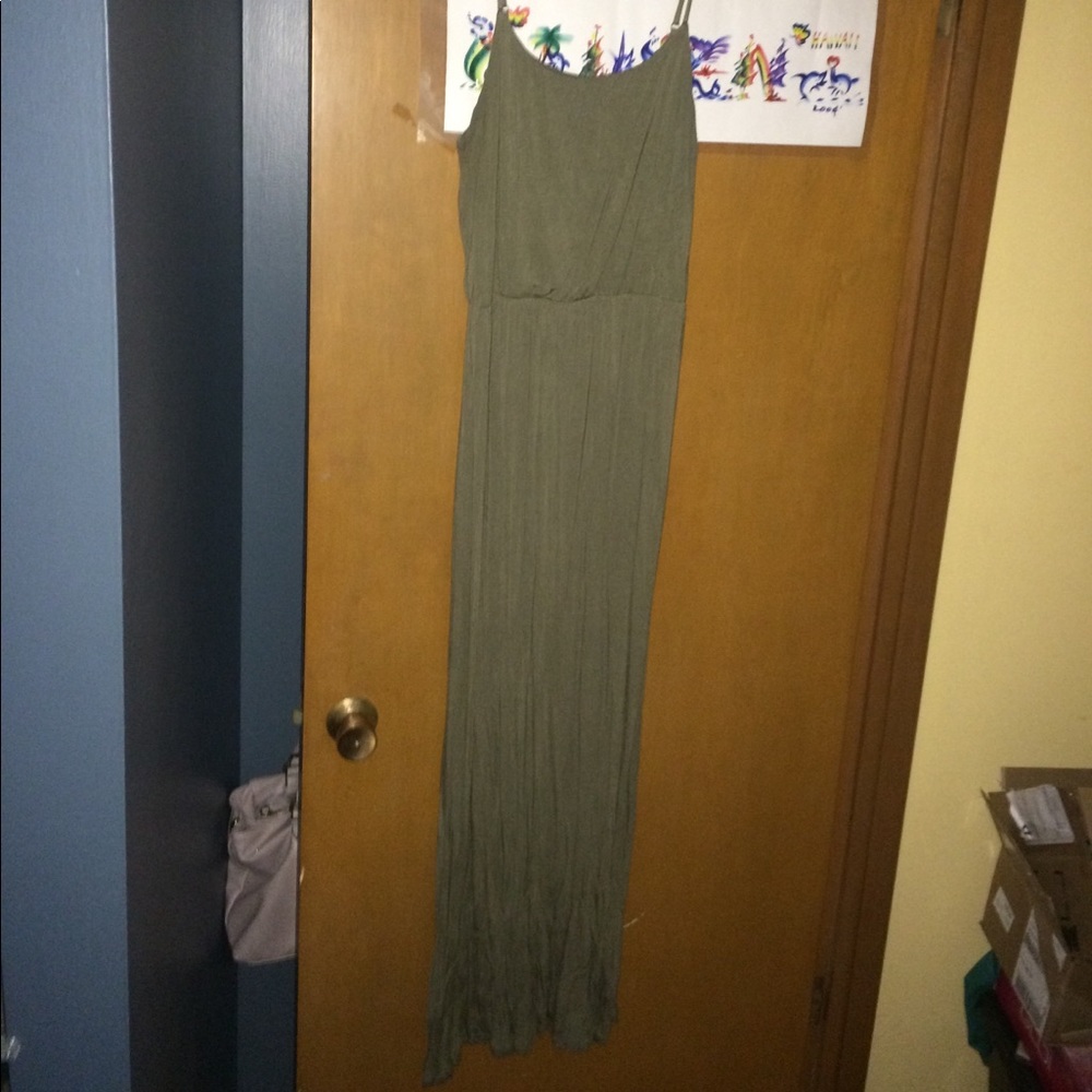 Olive Green Sundress