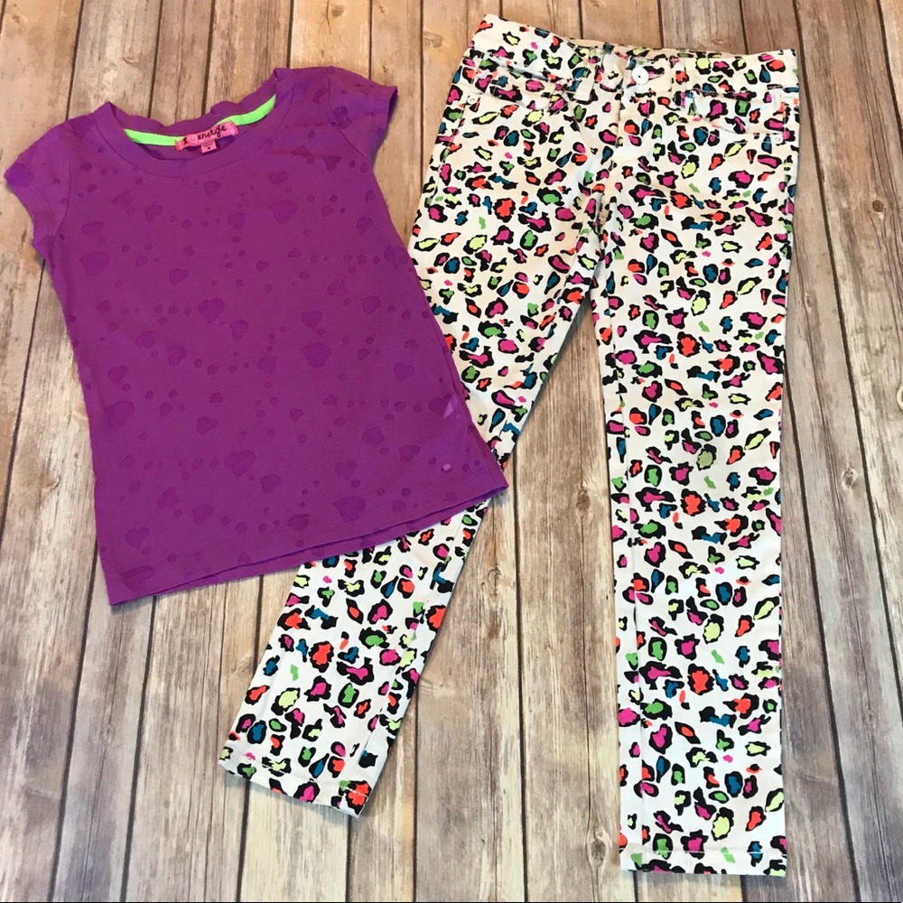 Girl's Freestyle Colorful Cheetah Print, Size 6x
