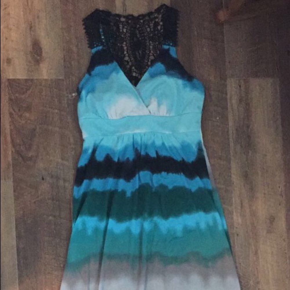 Maxi Dress with Crochet back