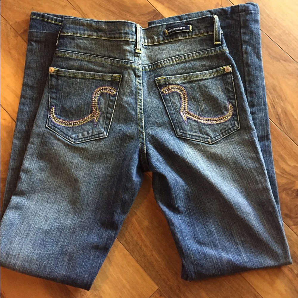 Rock & Republic crystal jeans Size 27