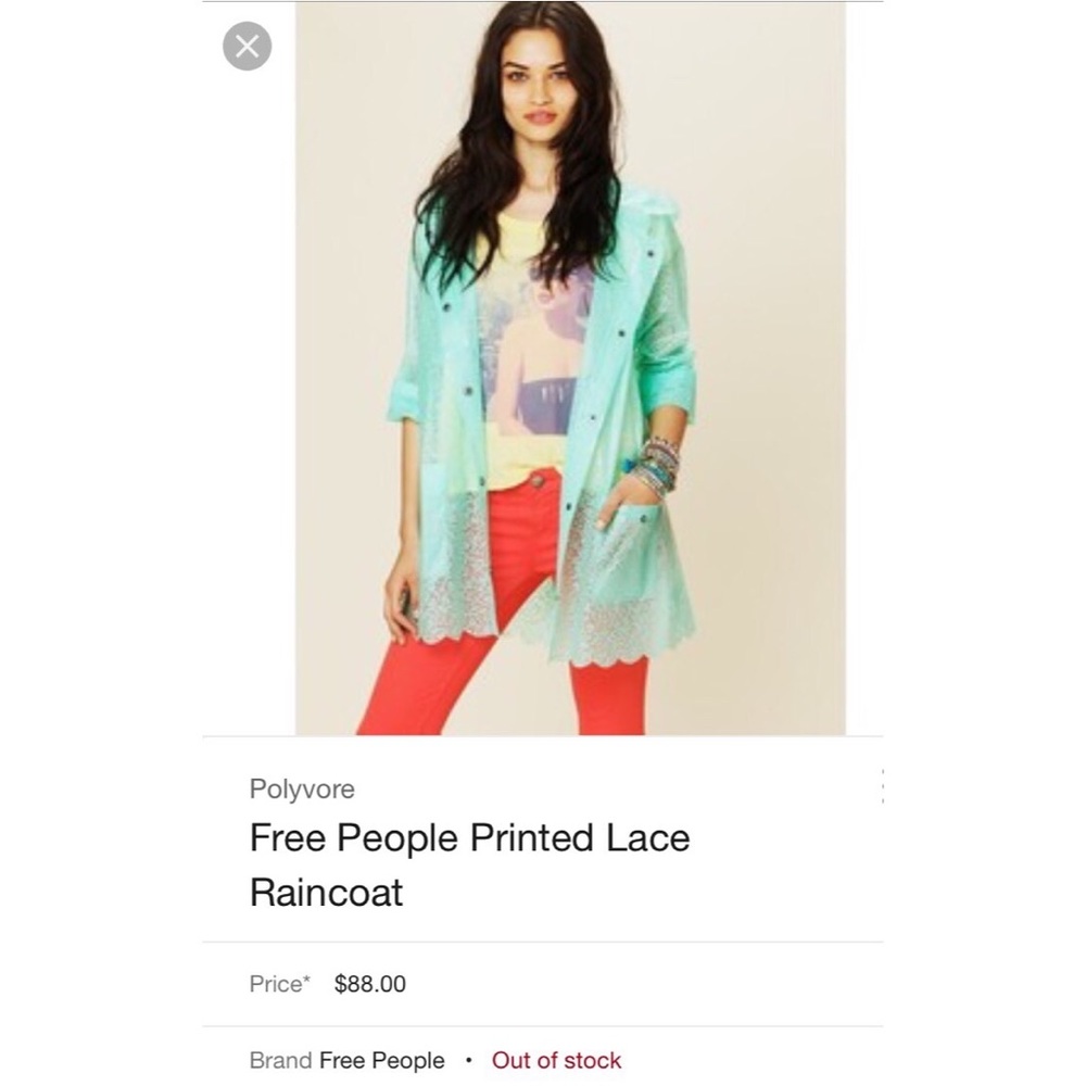 free people raincoat