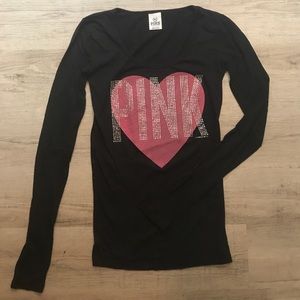 PINK by Victoria's Secret black long sleeve