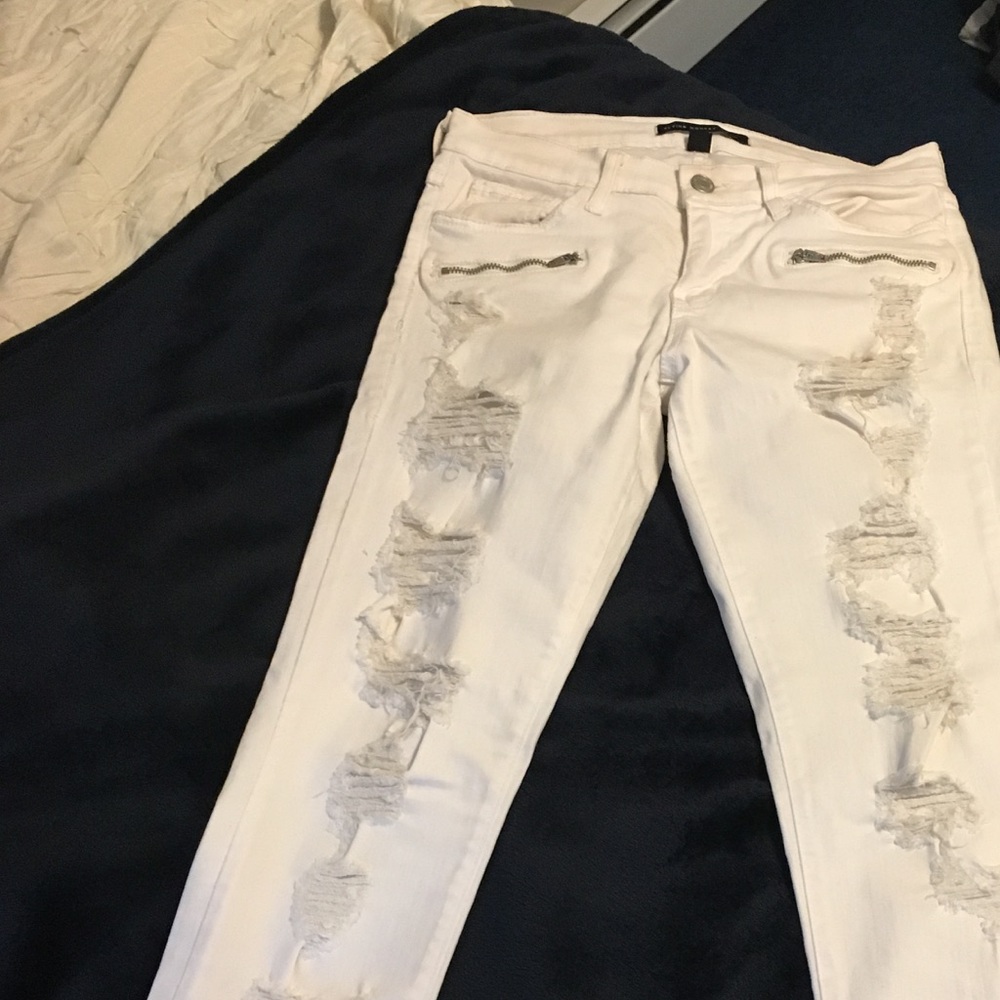 White jeans, worn once!