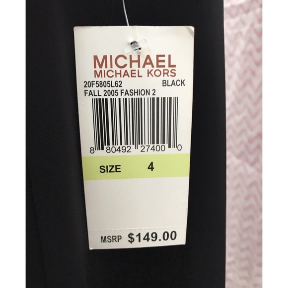 Michael Kors - black dress *Sheath* size 4 - Picture 3 of 5