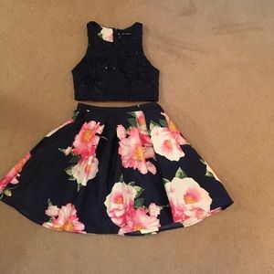 A two piece dress