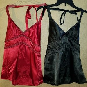 Guess RED halter tops medium