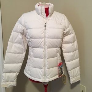 North Face Nuptse 2 coat - White