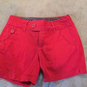 Red and ready for summer fun shorts !
