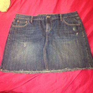 Like 🆕 Old Navy Distressed Jean Mini Skirt