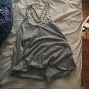 gray rewind tank top
