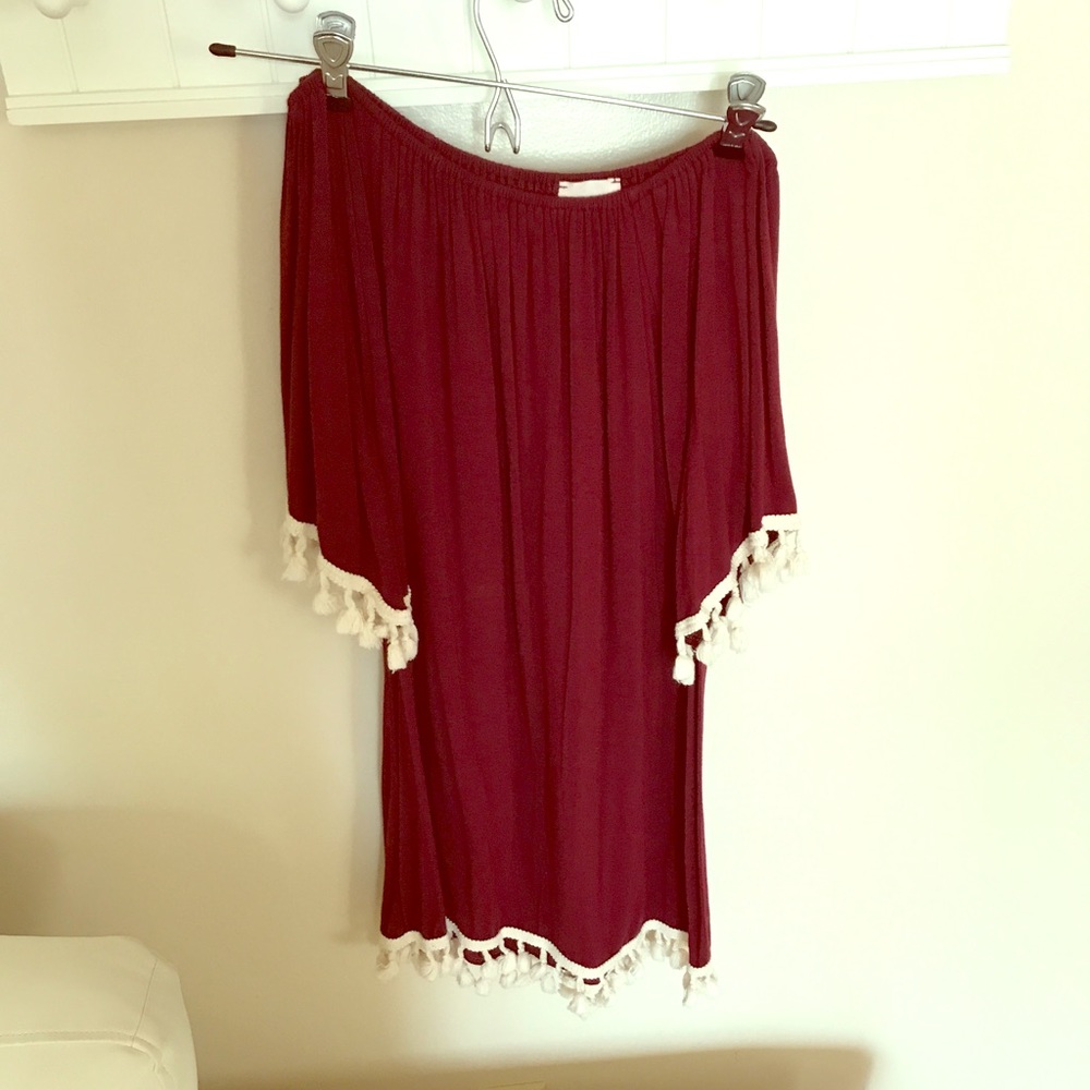 Off the shoulder dress