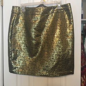 Brand new gold skirt