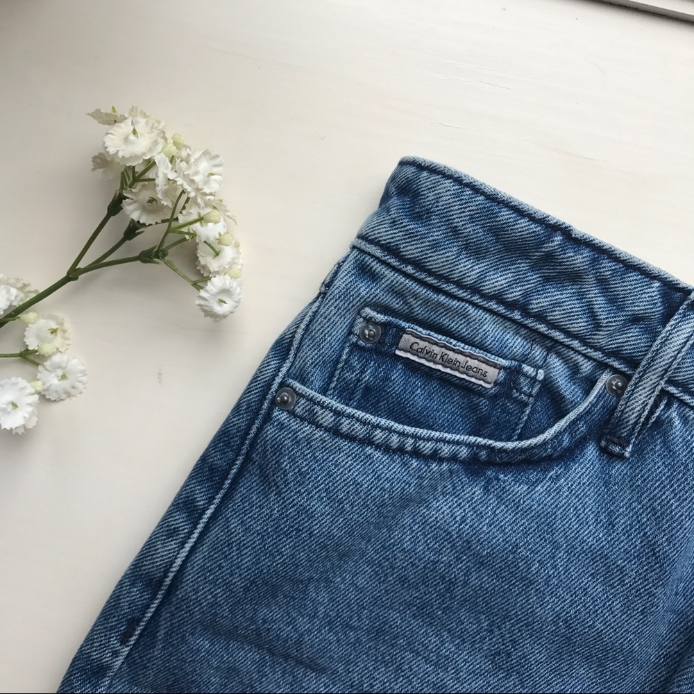 Urban Outfitters CK Denim Skirt - Picture 3 of 4