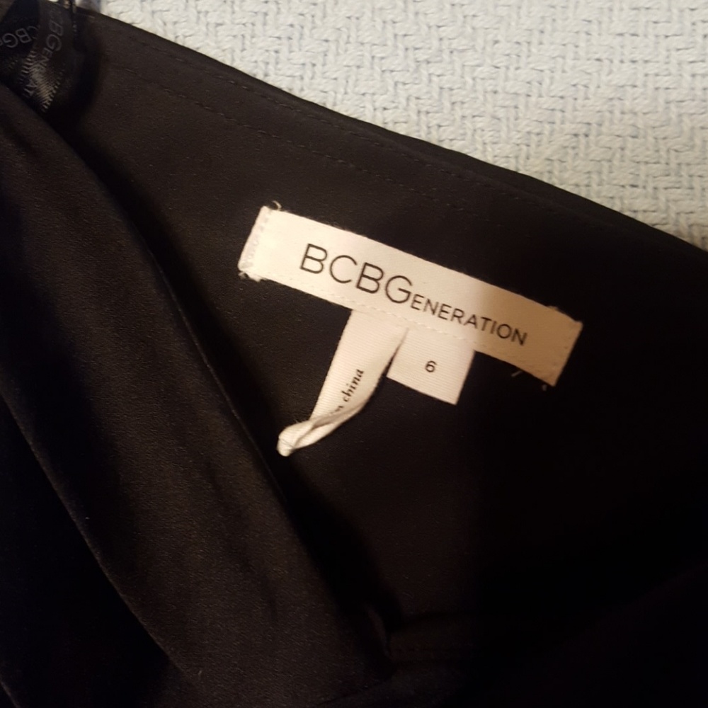 Bcbgeneration Strapless Black Cocktail Dress - image 3