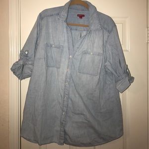 "Jean" button up shirt